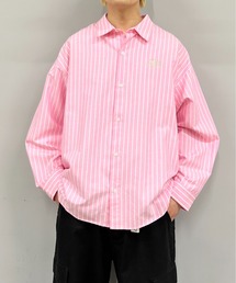 WHO'S WHO gallery | COOPER FACTドミノストライプビックシャツ(シャツ/ブラウス)