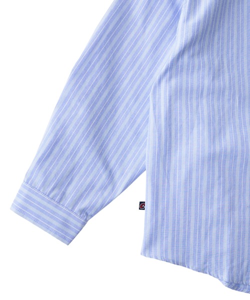 WHO'S WHO gallery（フーズフーギャラリー）の「COOPER FACTドミノストライプビッグシャツ（シャツ/ブラウス・レディース・ホワイト/ピンク/サックスブルー・FREE）」の9枚目の写真