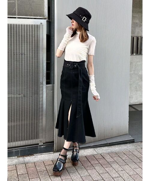 EATME（イートミー）の「ベルテッドウッドサンダル（サンダル・レディース・ブラック/アイボリー・S/M/L）」の9枚目の写真