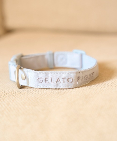 gelato pique(ジェラートピケ)の「【CAT&DOG】【販路限定商品】首輪(リード/ハーネス/首輪・レディース・ブルー/ピンク・SMALL/MEDIUM/LARGE)」の2枚目の写真