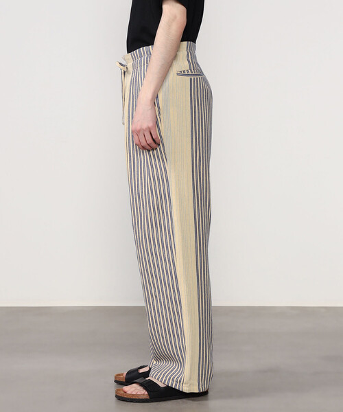 MONITALY（モニタリー）の「MONITALY | ワイドドロップクロッチパンツ ストライプ MEN（その他パンツ・メンズ・ブルー系その他・M/S）」の10枚目の写真