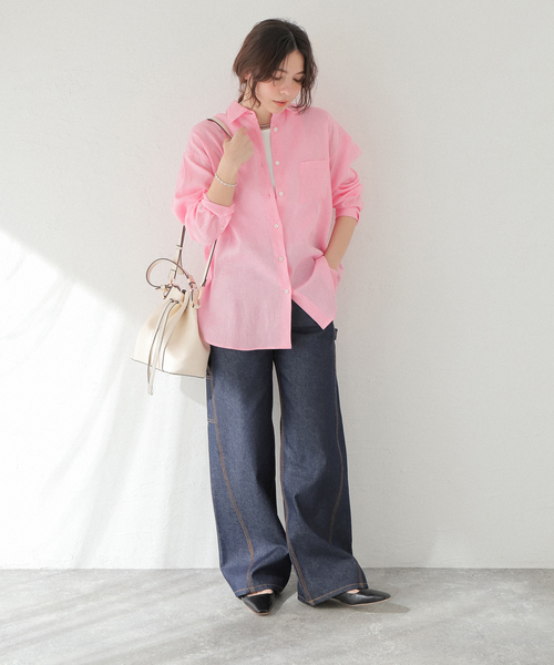 MIAN （ミアン）の「【MIAN/ミアン】2WAY巾着ショルダー（ショルダーバッグ・レディース・ブラック/ピンク/ホワイト系その他・FREE）」の4枚目の写真