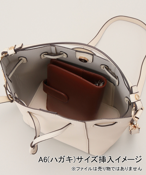 MIAN （ミアン）の「【MIAN/ミアン】2WAY巾着ショルダー（ショルダーバッグ・レディース・ブラック/ピンク/ホワイト系その他・FREE）」の10枚目の写真