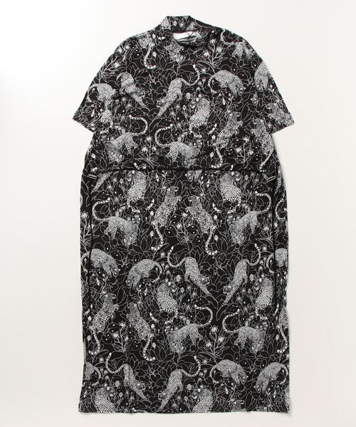 G.V.G.V.(ジーヴィージーヴィー)の「LEOPARD PRINT T SHIRT DRESS(ワンピース・レディース・ブラック・S)」の7枚目の写真