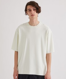 ミラノリブストレッチニットTシャツ