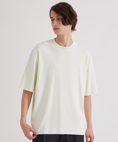 ミラノリブストレッチニットTシャツ（Tシャツ/カットソー