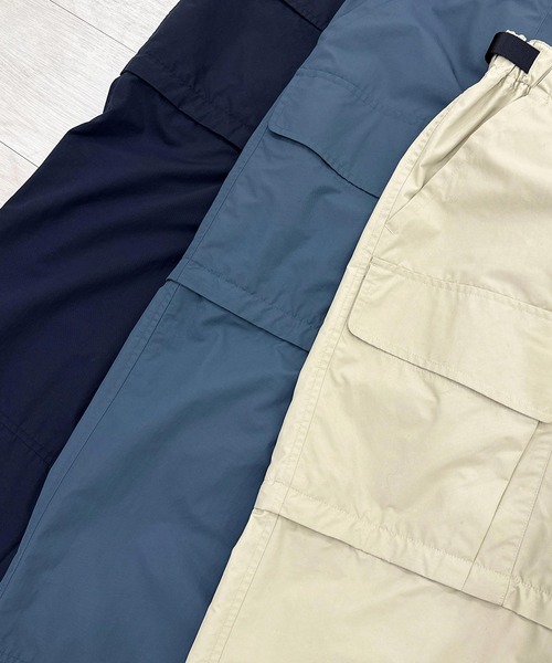 KIIT(キート)の「KIIT キート / WILD THINGS×KIIT CONVERTIBLE TECH PANTS ワイルドシングス×キート 2WAYコンバーティブルテックパンツ イージーパンツ / KIP-P97-601(カーゴパンツ・メンズ・ブラック/ライトベージュ/ブルーグリーン・2/3/1)」の12枚目の写真