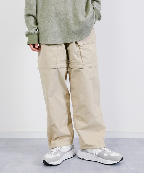 KIIT(キート)の「KIIT キート / WILD THINGS×KIIT CONVERTIBLE TECH PANTS ワイルドシングス×キート 2WAYコンバーティブルテックパンツ イージーパンツ / KIP-P97-601(カーゴパンツ・メンズ・ブラック/ライトベージュ/ブルーグリーン・2/3/1)」の14枚目の写真