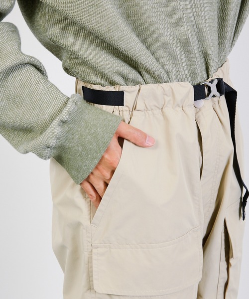 KIIT(キート)の「KIIT キート / WILD THINGS×KIIT CONVERTIBLE TECH PANTS ワイルドシングス×キート 2WAYコンバーティブルテックパンツ イージーパンツ / KIP-P97-601(カーゴパンツ・メンズ・ブラック/ライトベージュ/ブルーグリーン・2/3/1)」の22枚目の写真