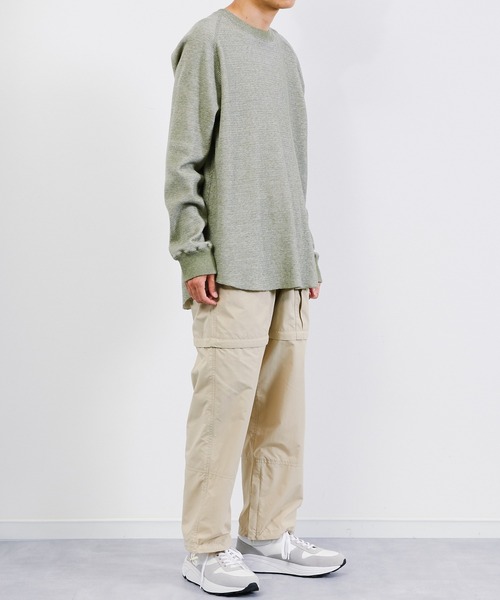 KIIT(キート)の「KIIT キート / WILD THINGS×KIIT CONVERTIBLE TECH PANTS ワイルドシングス×キート 2WAYコンバーティブルテックパンツ イージーパンツ / KIP-P97-601(カーゴパンツ・メンズ・ブラック/ライトベージュ/ブルーグリーン・2/3/1)」の13枚目の写真