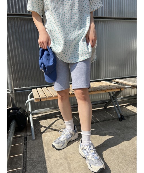 WC(ダブル シー)の「ストレッチハーフレギンス(レギンス/スパッツ・レディース・ブラック/グレー/ピンク/ブルー・FREE)」の11枚目の写真