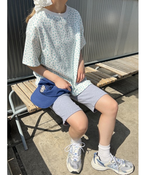 WC(ダブル シー)の「ストレッチハーフレギンス(レギンス/スパッツ・レディース・ブラック/グレー/ピンク/ブルー・FREE)」の13枚目の写真