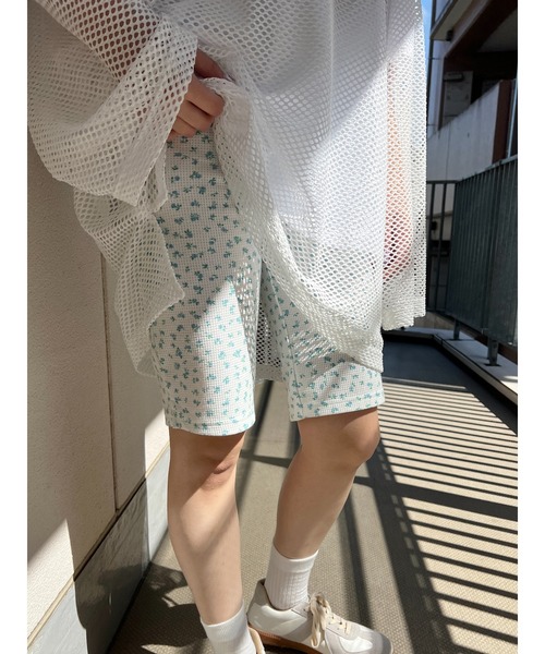 WC(ダブル シー)の「ストレッチハーフレギンス(レギンス/スパッツ・レディース・ブラック/グレー/ピンク/ブルー・FREE)」の14枚目の写真