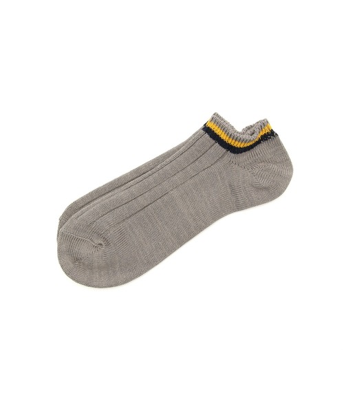 JUNRED(ジュンレッド)の「Aリブ履き口ラインソックス(ソックス/靴下・メンズ・ネイビー/ホワイト/ブラック/グレー・FREE)」の3枚目の写真