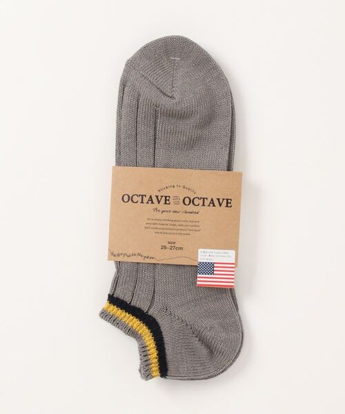 JUNRED(ジュンレッド)の「Aリブ履き口ラインソックス(ソックス/靴下・メンズ・ネイビー/ホワイト/ブラック/グレー・FREE)」の6枚目の写真