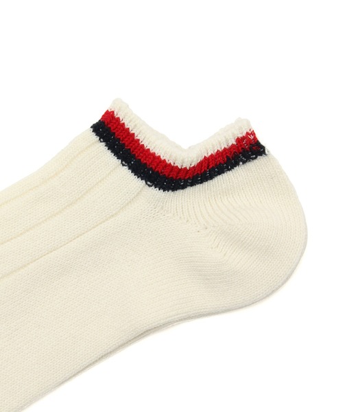 JUNRED(ジュンレッド)の「Aリブ履き口ラインソックス(ソックス/靴下・メンズ・ネイビー/ホワイト/ブラック/グレー・FREE)」の10枚目の写真