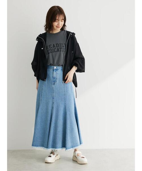 Green　Parks（グリーンパークス）の「・ELENCARE　DUE　シアーマウンテンパーカー（その他アウター・レディース・ブラック/オフホワイト/グリーン・FREE）」の5枚目の写真