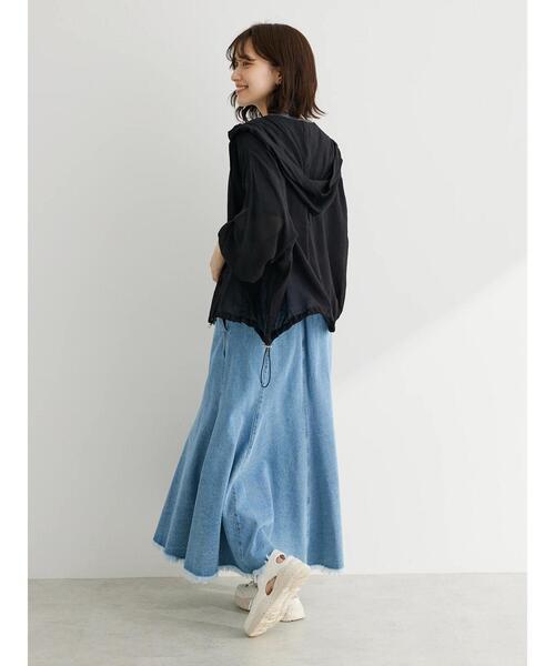 Green　Parks（グリーンパークス）の「・ELENCARE　DUE　シアーマウンテンパーカー（その他アウター・レディース・ブラック/オフホワイト/グリーン・FREE）」の7枚目の写真