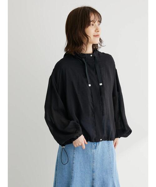 Green　Parks（グリーンパークス）の「・ELENCARE　DUE　シアーマウンテンパーカー（その他アウター・レディース・ブラック/オフホワイト/グリーン・FREE）」の11枚目の写真