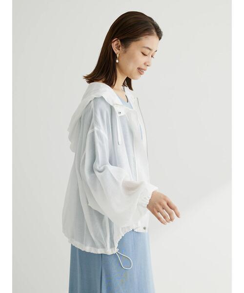 Green　Parks（グリーンパークス）の「・ELENCARE　DUE　シアーマウンテンパーカー（その他アウター・レディース・ブラック/オフホワイト/グリーン・FREE）」の18枚目の写真