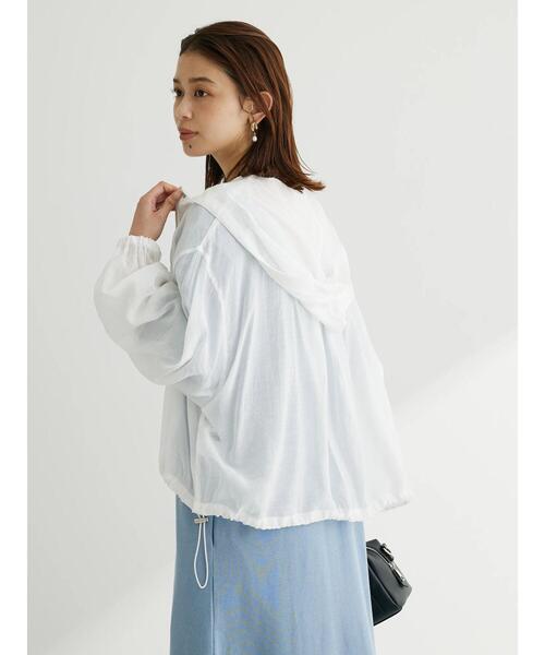 Green　Parks（グリーンパークス）の「・ELENCARE　DUE　シアーマウンテンパーカー（その他アウター・レディース・ブラック/オフホワイト/グリーン・FREE）」の19枚目の写真