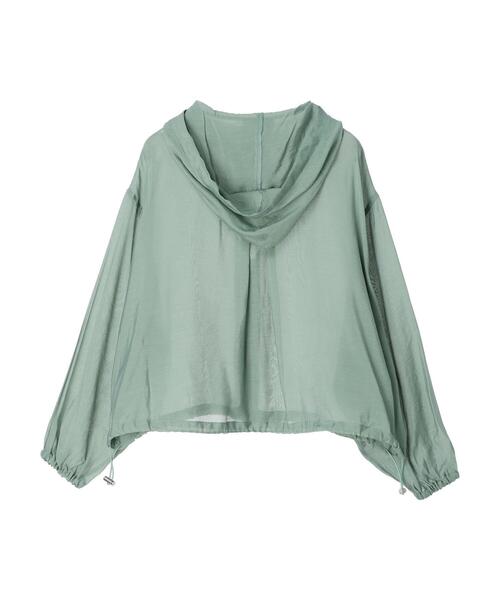 Green　Parks（グリーンパークス）の「・ELENCARE　DUE　シアーマウンテンパーカー（その他アウター・レディース・ブラック/オフホワイト/グリーン・FREE）」の21枚目の写真