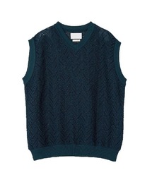 YOKE MESHED CREW NECK RIB VEST 3 名品　ベスト YOKE MESHED CREW NECK RIB VEST 3 名品 ベスト