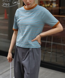 アソート柄 コンパクト半袖Tシャツ