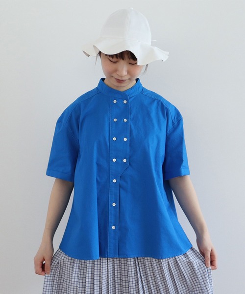 bulle de savon（ビュルデサボン）の「オックス コック半袖ブラウス