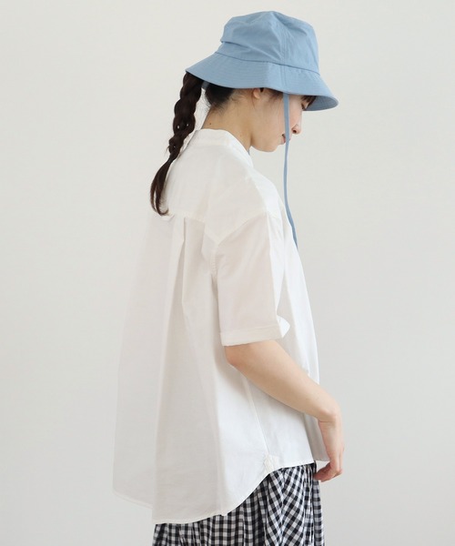 bulle de savon オックスコック半袖ブラウス　白 AMBIDEX Store オックス コック 半袖ブラウス(F シロ): bulle de
