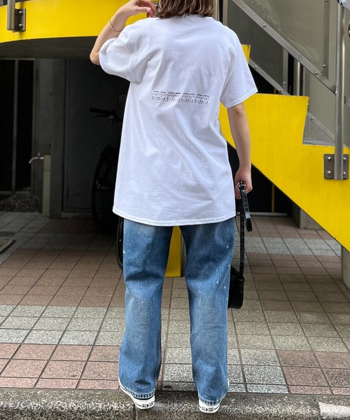 mi via loca（ミヴィアロカ）の「GILDAN リズミックロゴT半袖シャツ 【MVL007 ※2A】（Tシャツ/カットソー・レディース・ブラック/オフホワイト/オートミール・MEDIUM/LARGE）」の20枚目の写真