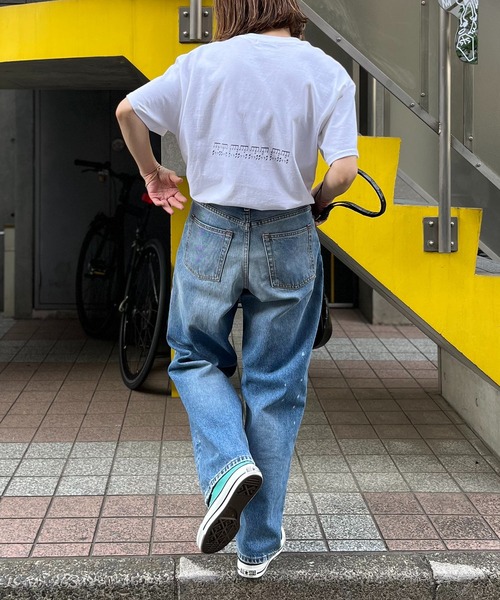 mi via loca（ミヴィアロカ）の「GILDAN リズミックロゴT半袖シャツ 【MVL007 ※2A】（Tシャツ/カットソー・レディース・ブラック/オフホワイト/オートミール・MEDIUM/LARGE）」の19枚目の写真