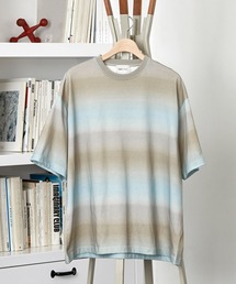 グラデーションカラールーズ半袖Tシャツ EMMA CLOTHES