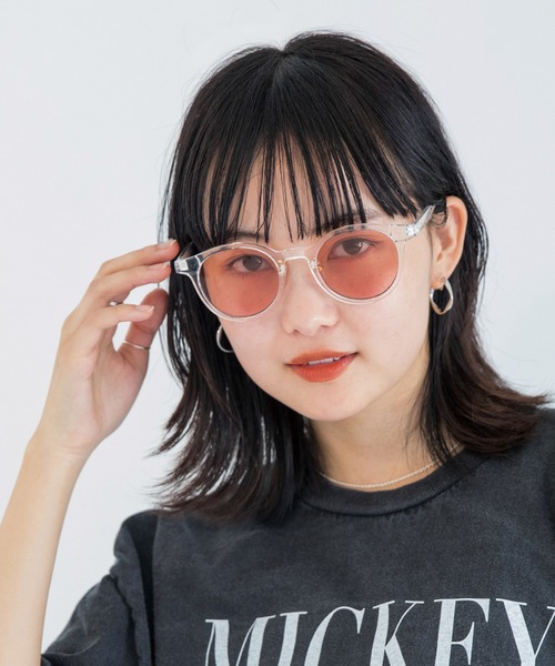 LAVEANGE（ラビアンジェ）の「クリアフレームサングラス（サングラス