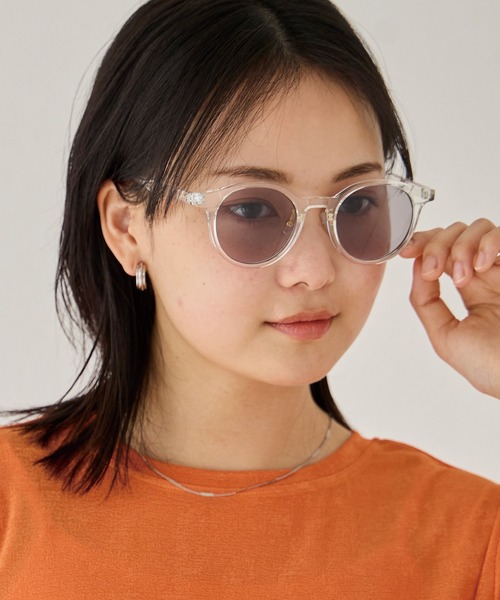 LAVEANGE（ラビアンジェ）の「クリアフレームサングラス（サングラス