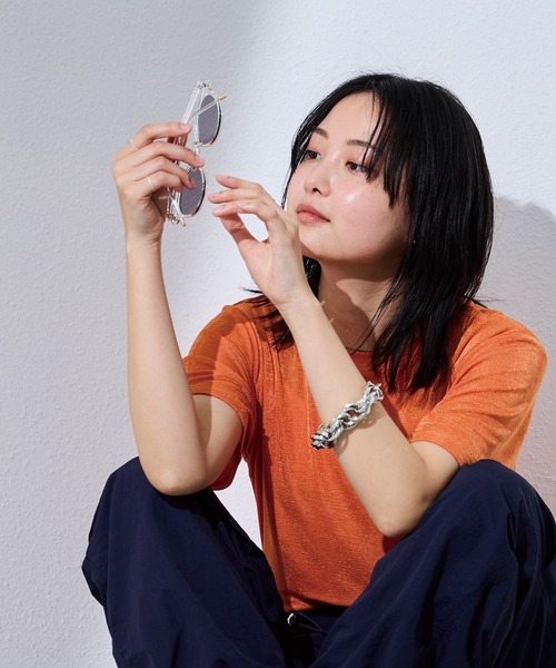 LAVEANGE（ラビアンジェ）の「クリアフレームサングラス（サングラス