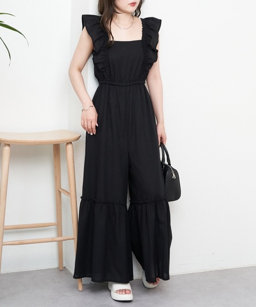 Chico（チコ）の「フリルティアードサロペット（サロペット