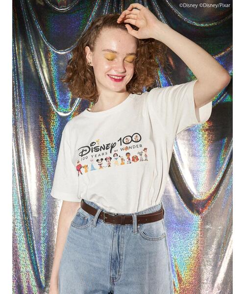 Disney（ディズニー）の「100year Disney半袖カットプルオーバー1（Tシャツ/カットソー・レディース・オフホワイト・FREE）」の17枚目の写真