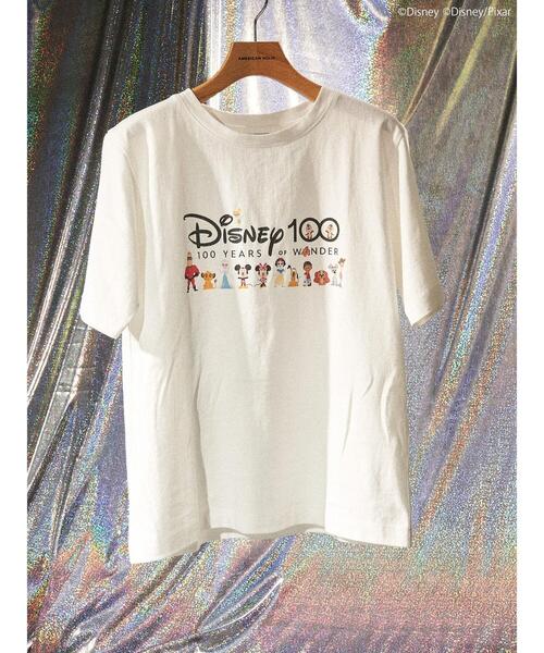 Disney（ディズニー）の「100year Disney半袖カットプルオーバー1（Tシャツ/カットソー・レディース・オフホワイト・FREE）」の2枚目の写真