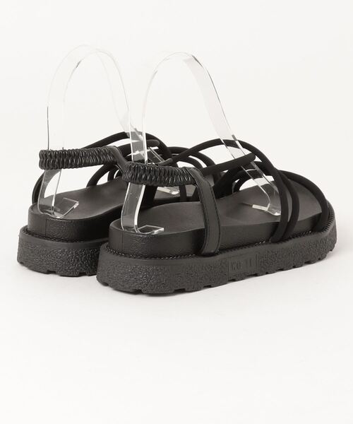 AAA+（サンエープラス）の「AAA+ /  スポーツサンダル　コードストラップサンダル/ナローストラップサンダル  コード（ナロー）華奢ストラップサンダル2WAYスポーツサンダル ギャザーストラップスポーツサンダル(3700)(3701)(3702)（サンダル・レディース・アイボリー系1/ブラック系1/アイボリー系2/ブラック系2/ブラック/アイボリー・L/LL/S/M）」の10枚目の写真