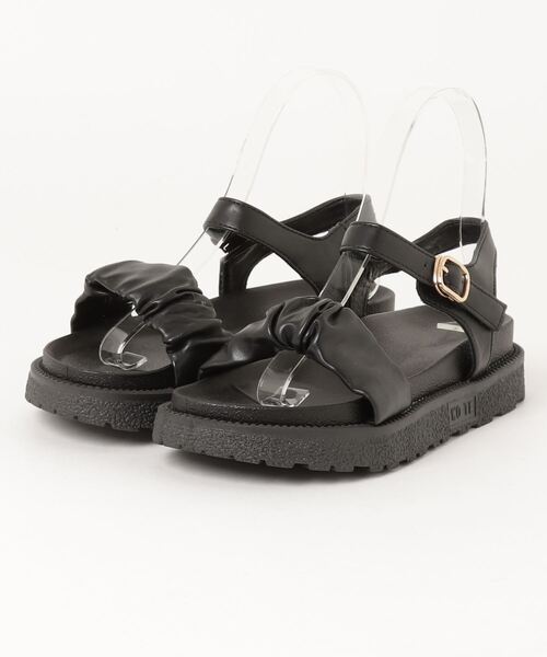 AAA+（サンエープラス）の「AAA+ /  スポーツサンダル　コードストラップサンダル/ナローストラップサンダル  コード（ナロー）華奢ストラップサンダル2WAYスポーツサンダル ギャザーストラップスポーツサンダル(3700)(3701)(3702)（サンダル・レディース・アイボリー系1/ブラック系1/アイボリー系2/ブラック系2/ブラック/アイボリー・L/LL/S/M）」の22枚目の写真