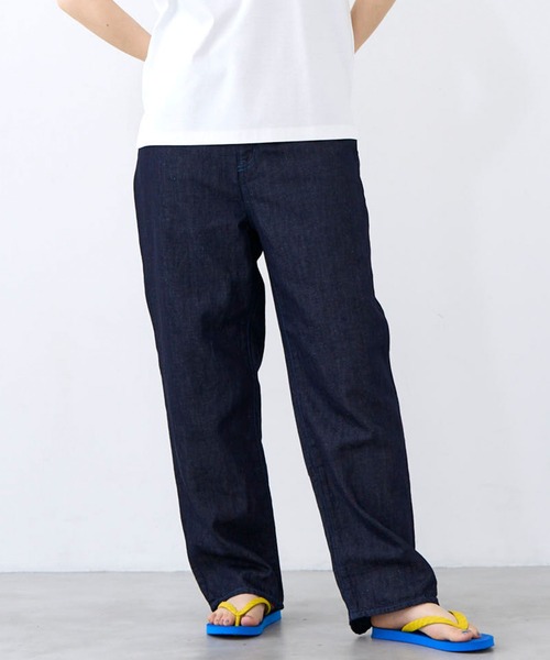 caqu（サキュウ）の「Caqu FS-linen ankle boy's（その他パンツ・レディース・サックスブルー/ネイビー・0/1/2）」の14枚目の写真