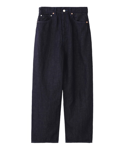 caqu（サキュウ）の「Caqu FS-linen ankle boy's（その他パンツ・レディース・サックスブルー/ネイビー・0/1/2）」の13枚目の写真