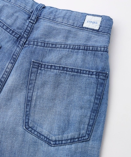 caqu（サキュウ）の「Caqu FS-linen ankle boy's（その他パンツ・レディース・サックスブルー/ネイビー・0/1/2）」の7枚目の写真