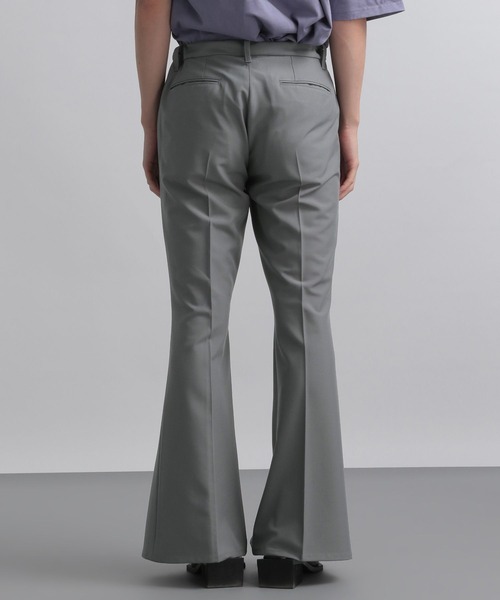 HARE（ハレ）の「スソタックスリムフレアパンツ(HARE)（スラックス・メンズ・ブラック/グレー・SMALL/MEDIUM）」の11枚目の写真