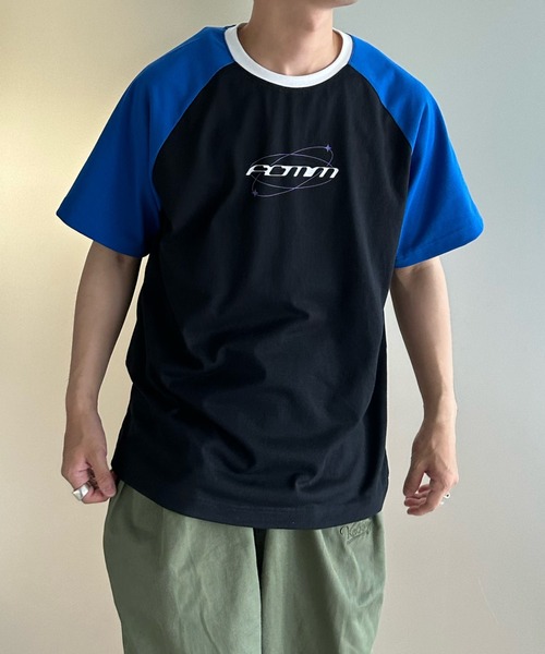 FCMM(エフシーエムエム)の「【日本限定アイテム】RAGLAN S/S TEE/ラグランショートスリーブT(Tシャツ/カットソー・メンズ・ホワイト/ブラック・MEDIUM/LARGE)」の6枚目の写真
