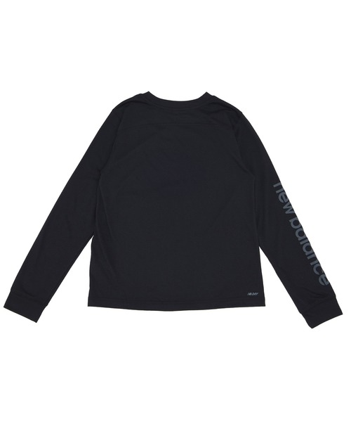 NEW BALANCE（ニューバランス）の「Relentless ヘザーテックロングスリーブTシャツ（Tシャツ/カットソー・レディース・ピンク/ブラック・LARGE/MEDIUM/SMALL/X-LARGE）」の7枚目の写真