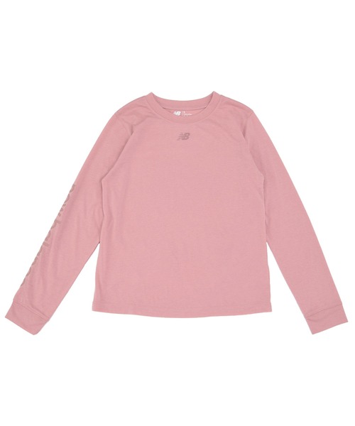 NEW BALANCE（ニューバランス）の「Relentless ヘザーテックロングスリーブTシャツ（Tシャツ/カットソー・レディース・ピンク/ブラック・LARGE/MEDIUM/SMALL/X-LARGE）」の11枚目の写真
