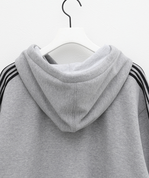 PULP/417EDIFICE（パルプフォーワンセブンエディフィス）の「【AFB / エーエフビー】SIDE LINE OVERSIZED ZIP HOODIE（パーカー・メンズ・ブラック/グレー・MEDIUM）」の15枚目の写真