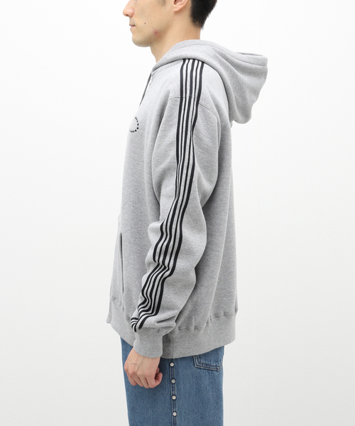 PULP/417EDIFICE（パルプフォーワンセブンエディフィス）の「【AFB / エーエフビー】SIDE LINE OVERSIZED ZIP HOODIE（パーカー・メンズ・ブラック/グレー・MEDIUM）」の7枚目の写真